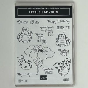 Stampin’ Up! Retired Little Ladybug Stamp Set. New!
